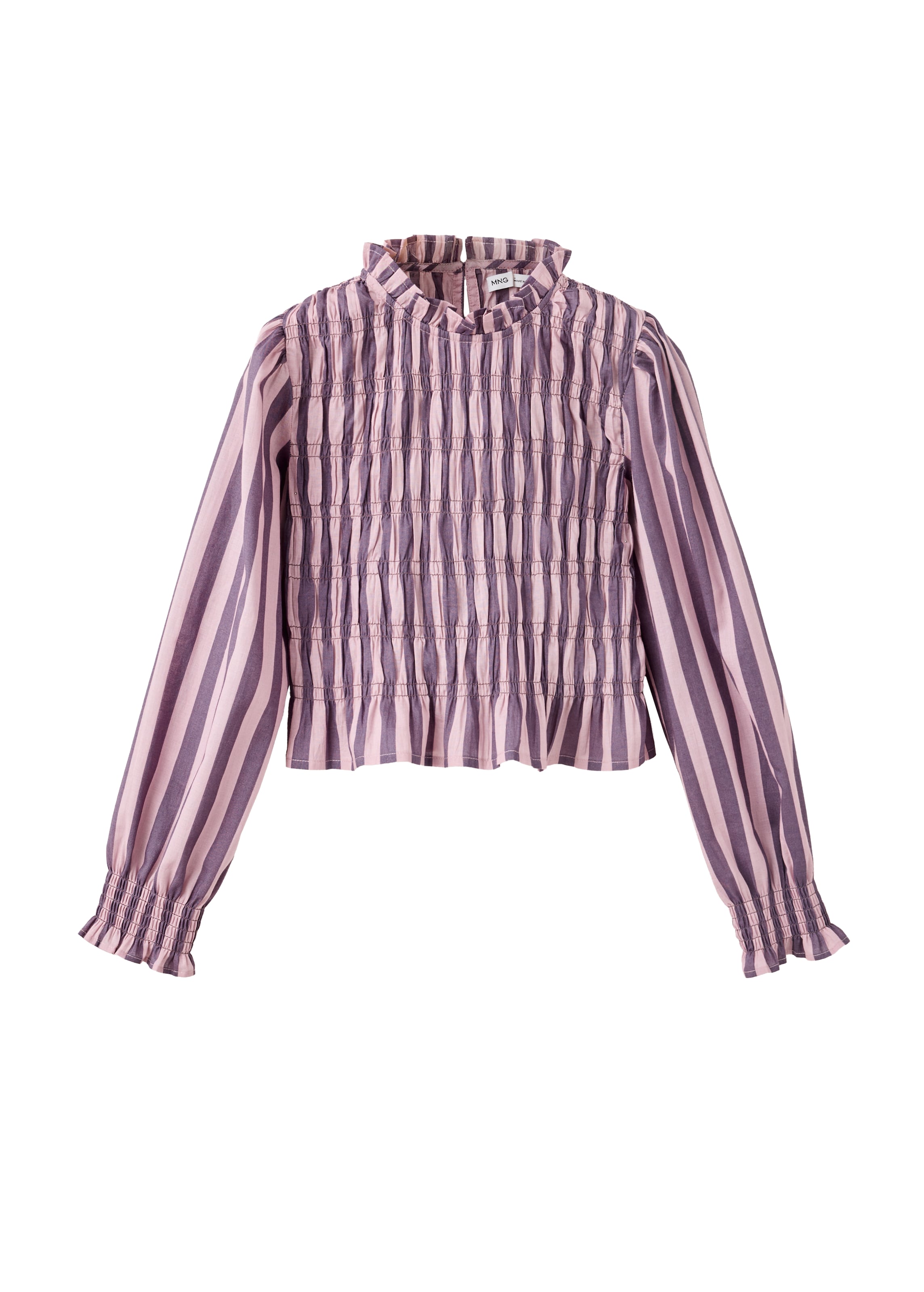 MANGO KIDS Blouse 'DUA' in Lila: voorkant