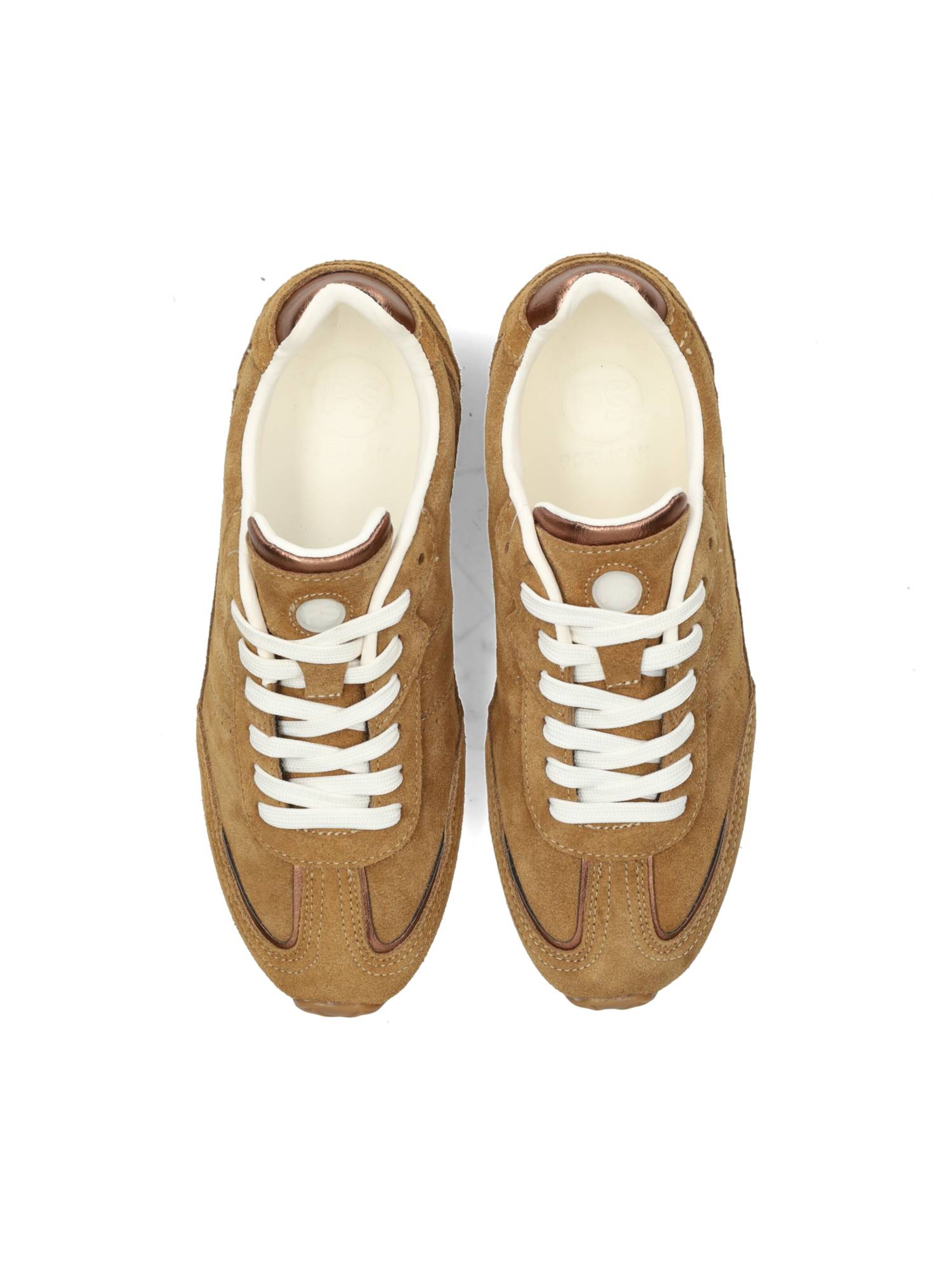 PS Poelman Sneakers laag in Bruin