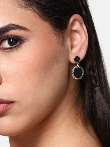 Boucles d'oreilles 'Sarita' SOHI en noir : devant