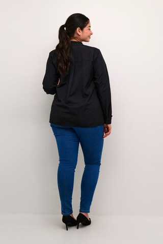 KAFFE CURVE Blouse 'Adi' in Black