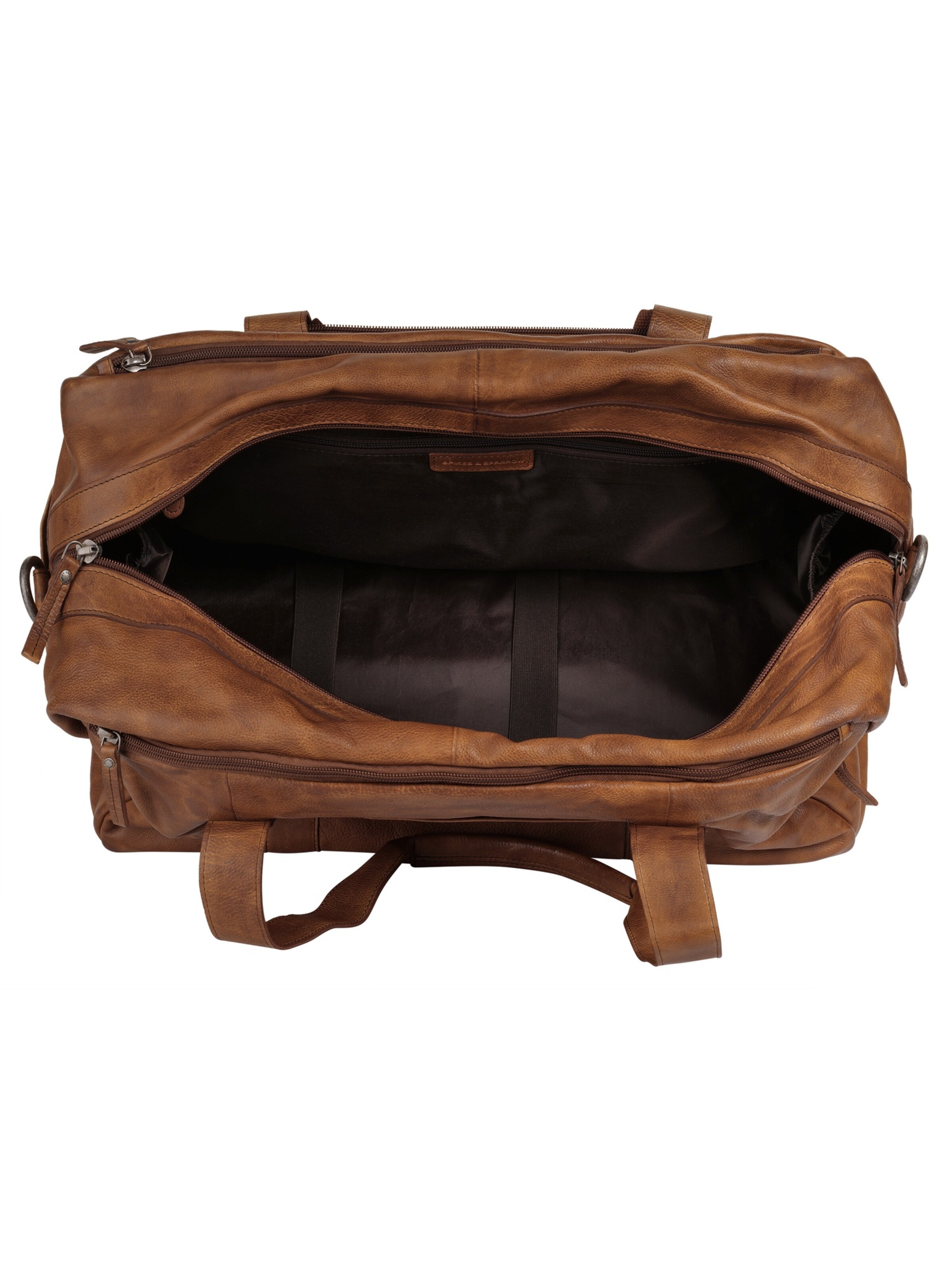 Spikes & Sparrow Travel bag 'WEEKENDER' in Brown