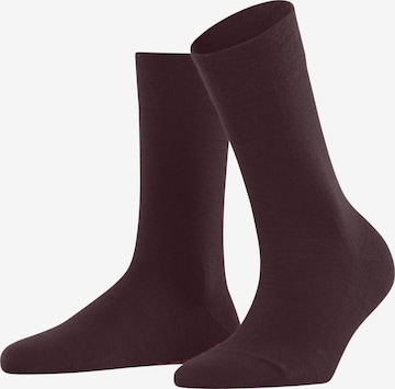 FALKE Socken 'Sensitive Berlin' in Rot: Vorderseite