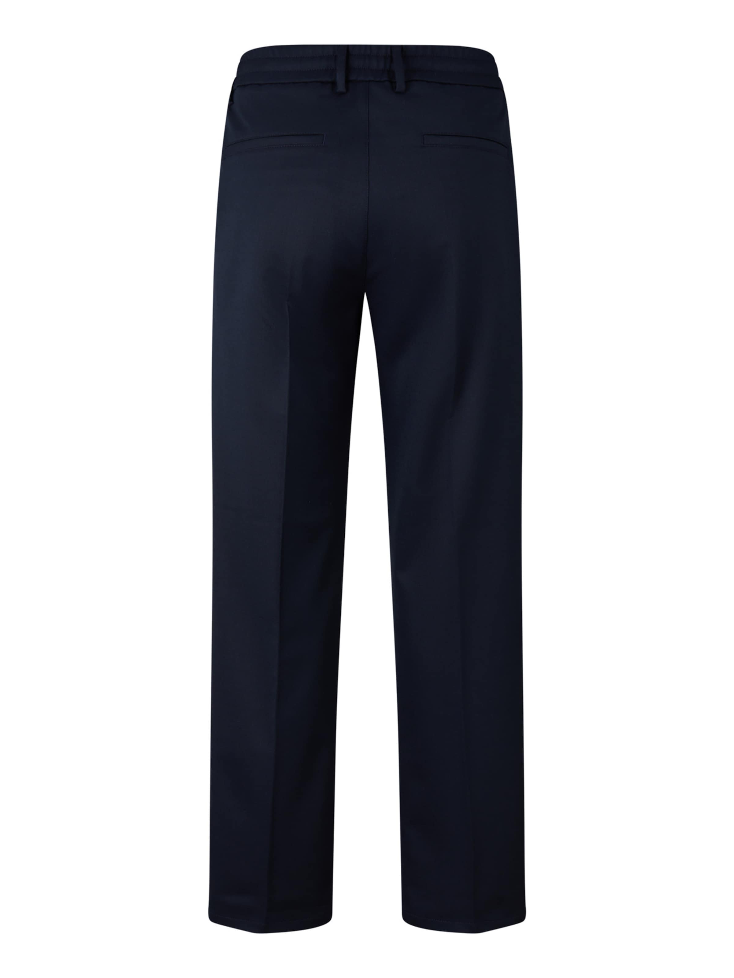 BOGNER Regular Pleat-Front Pants 'Marcus ' in Blue