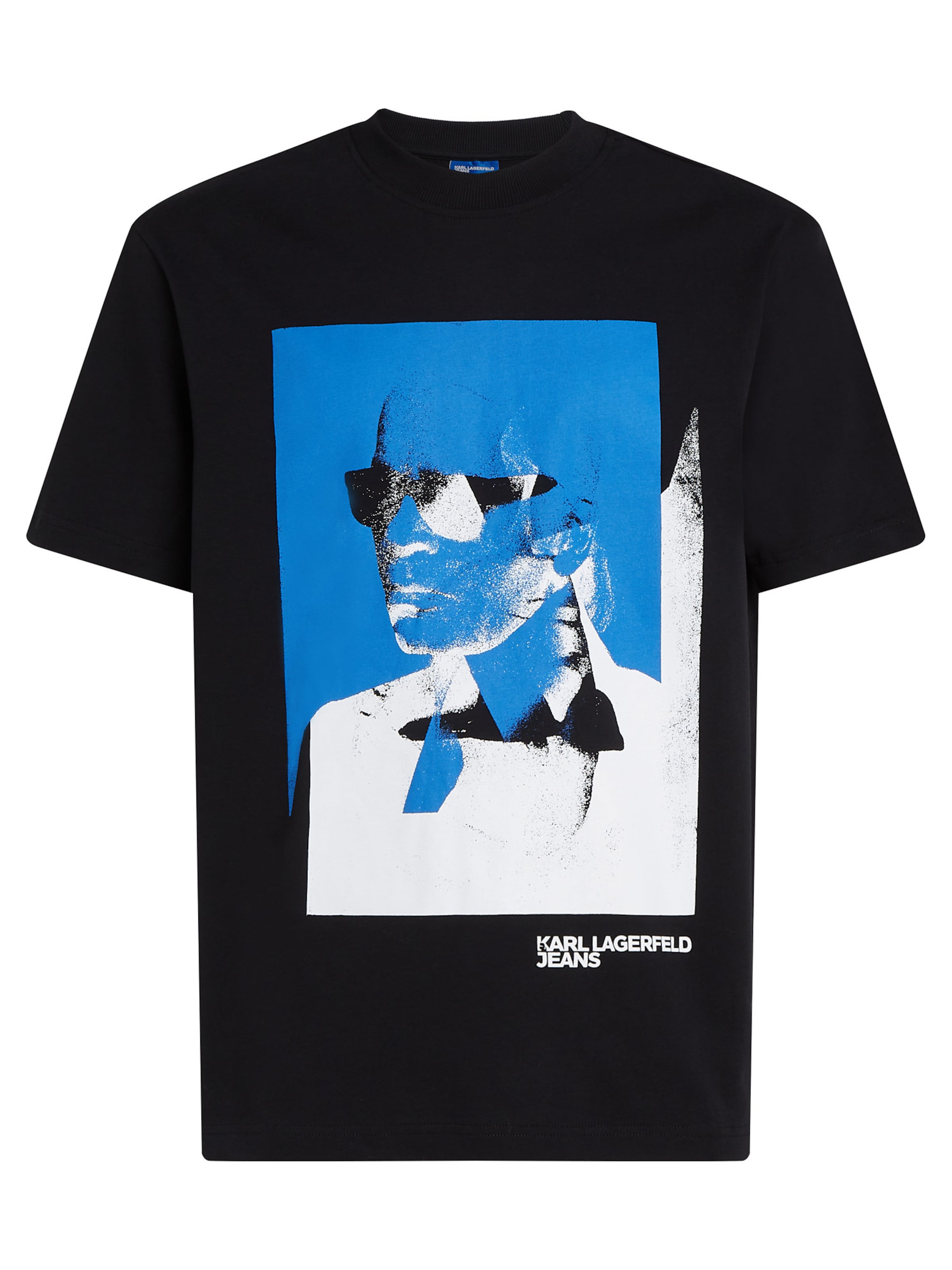 Maglietta di KARL LAGERFELD JEANS in nero: frontale