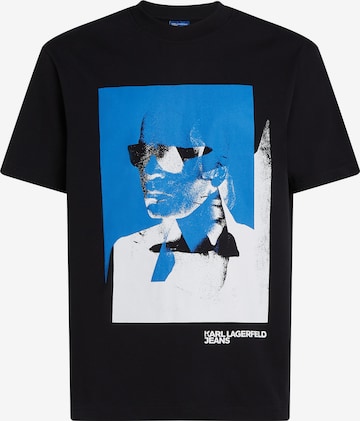KARL LAGERFELD JEANS Футболка в Черный: спереди