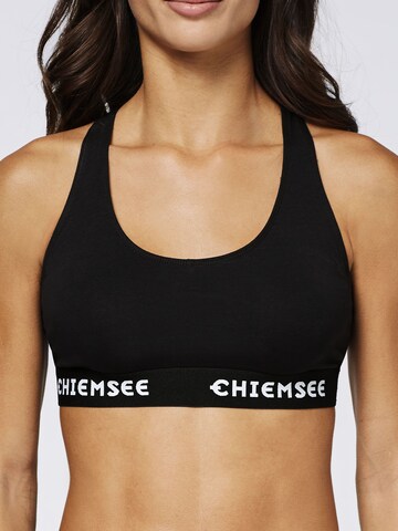 CHIEMSEE Bustier Sport-BH in Schwarz