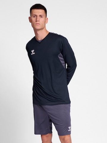 Hummel Functioneel shirt 'Authentic' in Zwart: voorkant