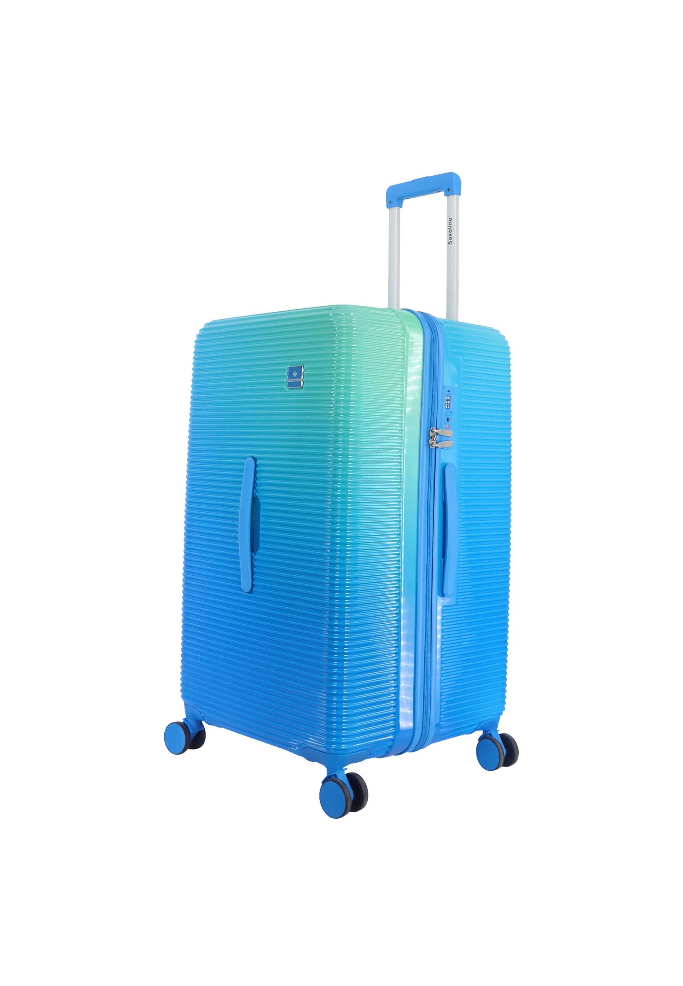 Saxoline Suitcase 'Twist Trunk' in Blue