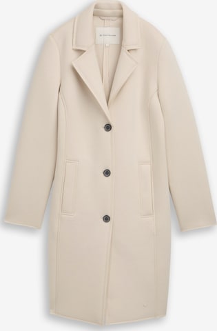 Manteau mi-saison 'Scuba' TOM TAILOR en beige : devant