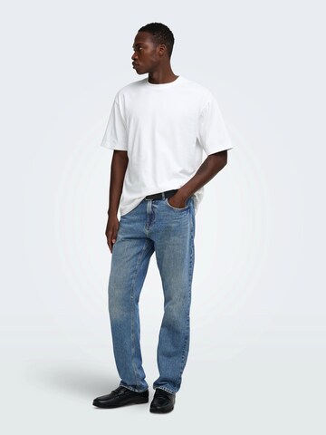 Only & Sons - regular Vaquero 'ONSEDGE' en azul: lado