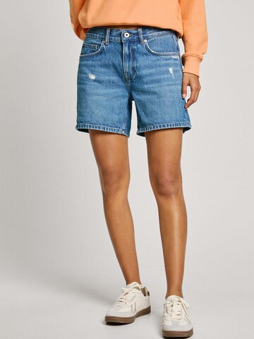 Pepe Jeans Regular Shorts 'Mable' in Blau: Vorderseite