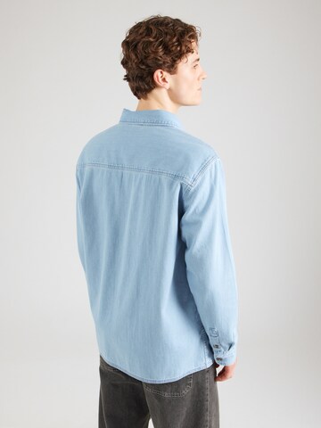 Coupe regular Chemise fonctionnelle 'BOZEMAN' QUIKSILVER en bleu