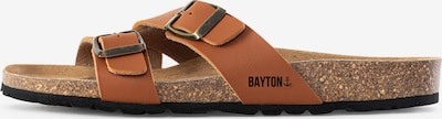 Bayton Mule 'Cleo' en marron / cognac / noir, Vue avec produit