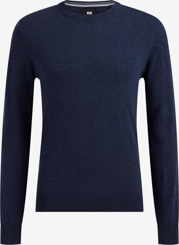 WE Fashion Sweater in Blue: front