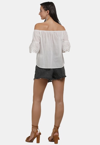 usha FESTIVAL - Blusa en blanco