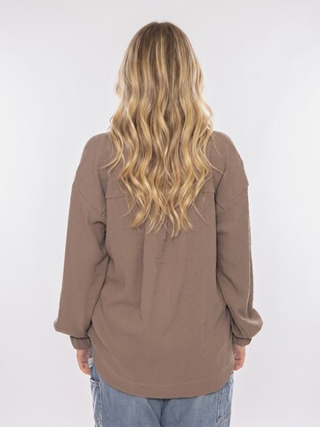 Chemisier 'Mias Pine Bark' minimum en marron