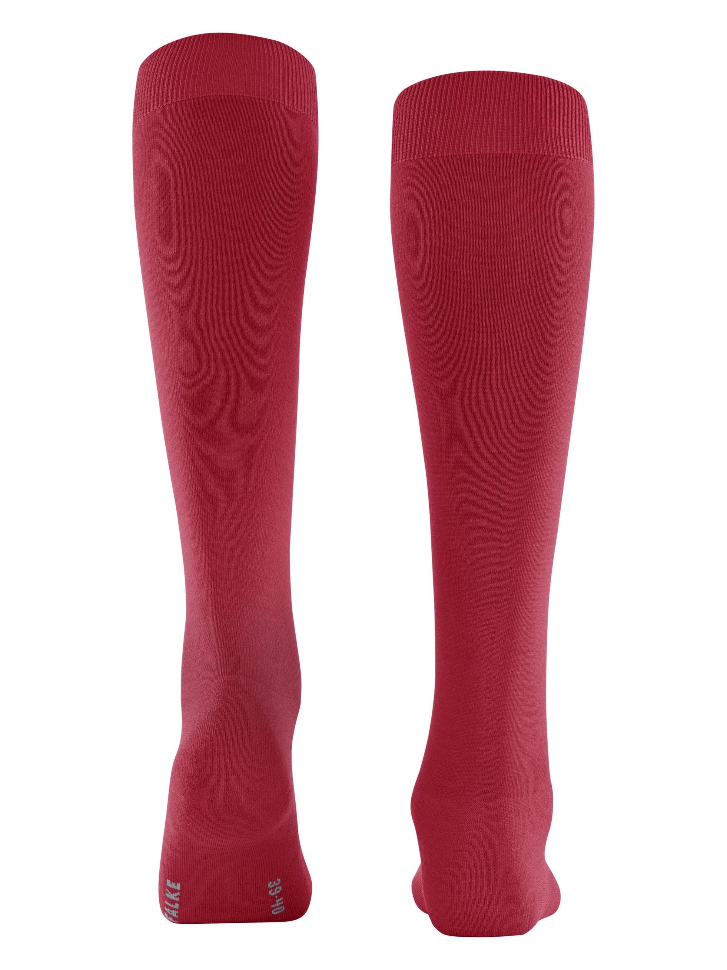 FALKE Knee High Socks 'ClimaWool' in Red