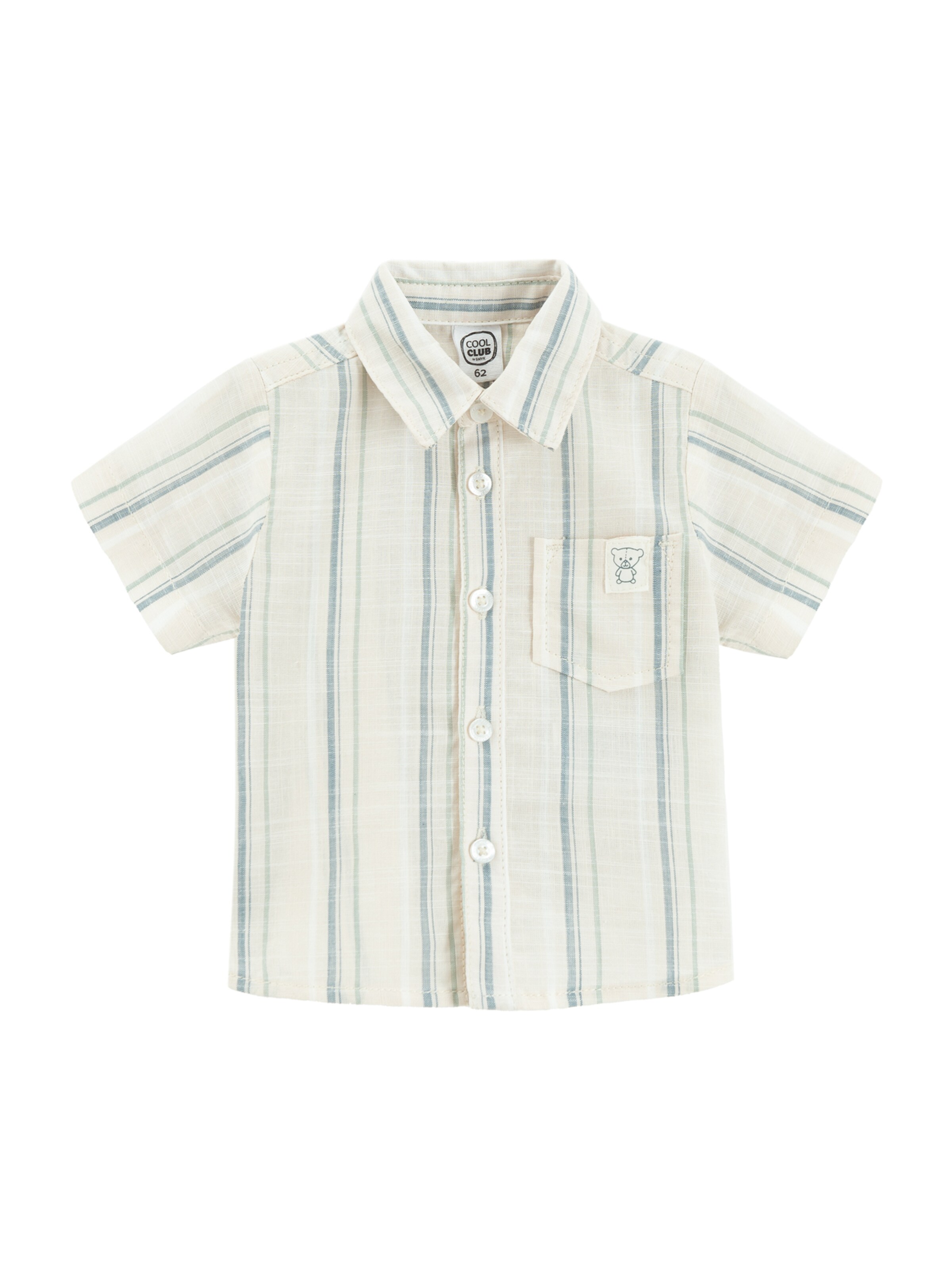 balta Cool Club Standartinis modelis Marškiniai: priekis