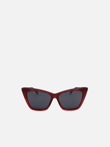 JIMMY CHOO Sunglasses 'Lucine' in Red: front