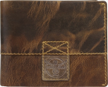 CHIEMSEE Wallet in Brown: front