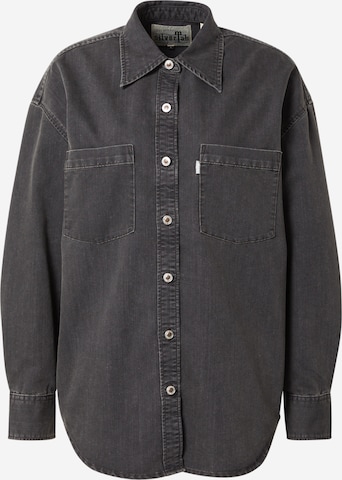 LEVI'S ® Blouse 'Silvertab' in Zwart: voorkant