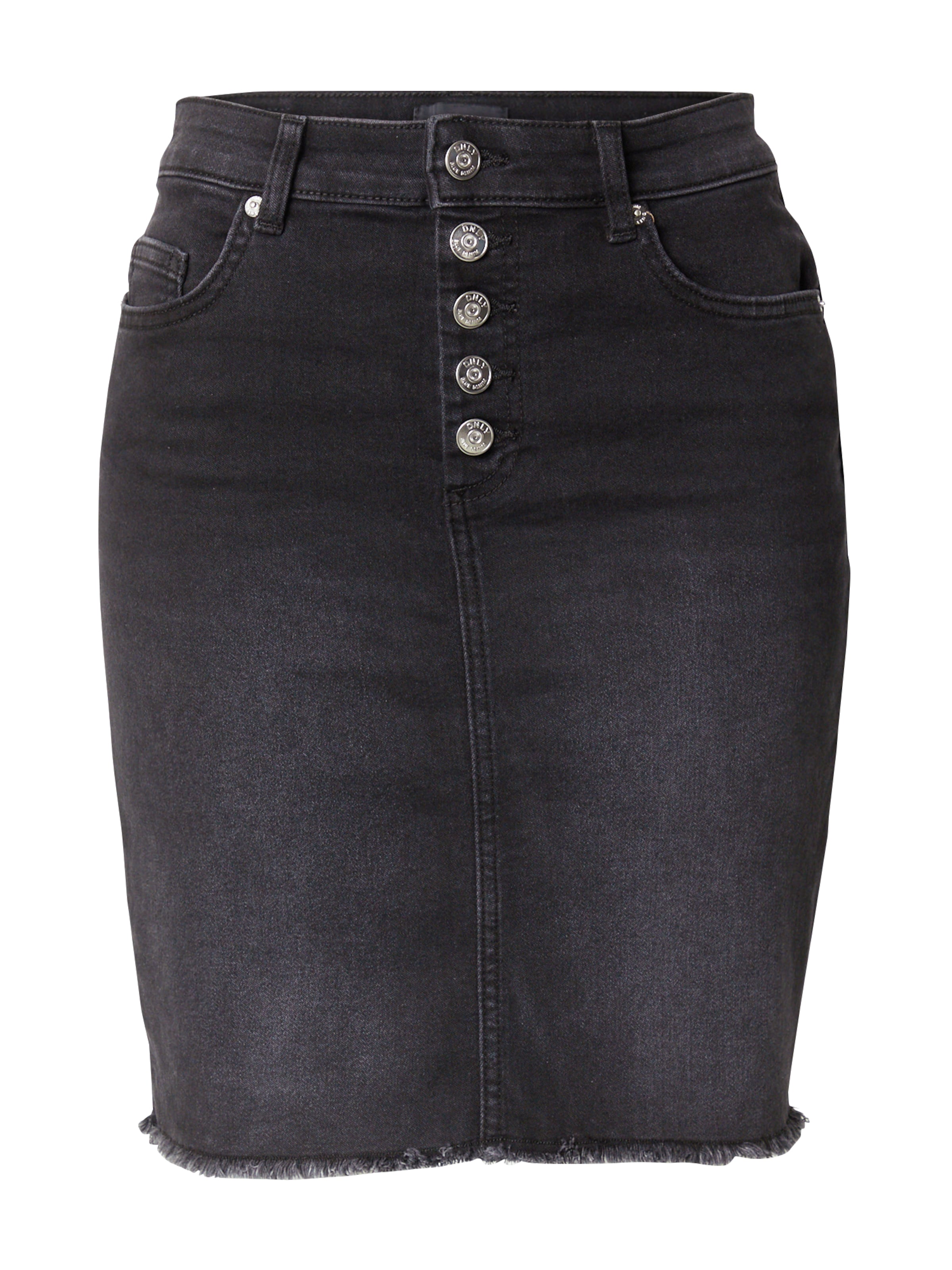 Gonna 'ONLHush' di ONLY in nero: frontale