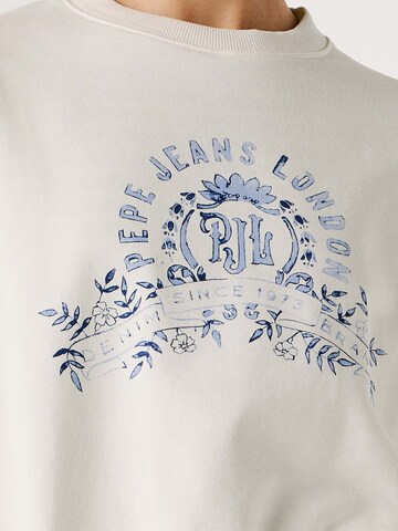 Felpa 'Malvec' di Pepe Jeans in bianco