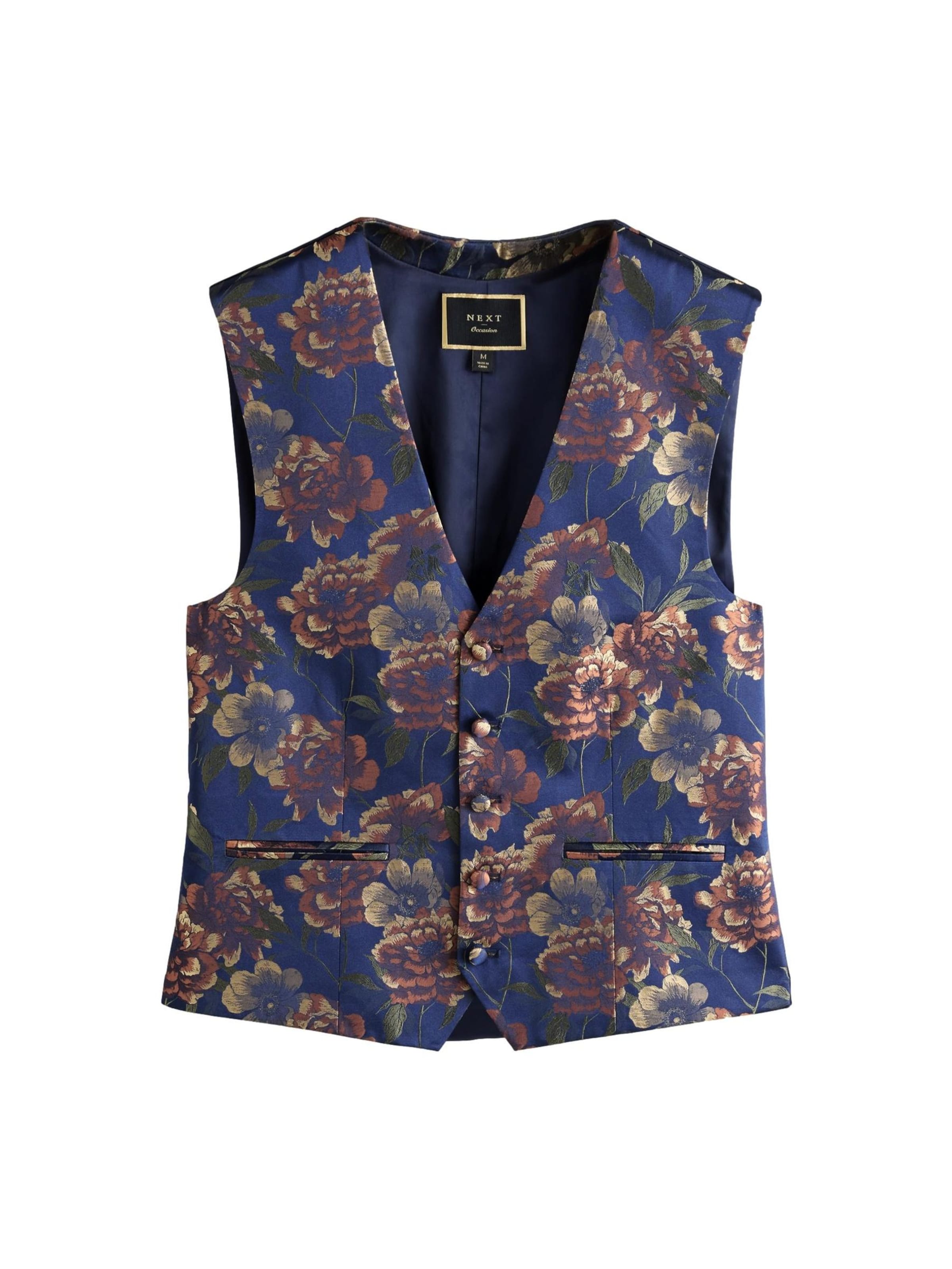 Next Jakkesætsvest i blå: forside