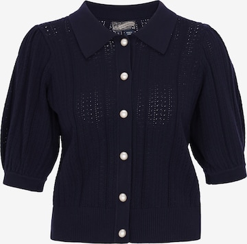 Cardigan DreiMaster Vintage en bleu : devant