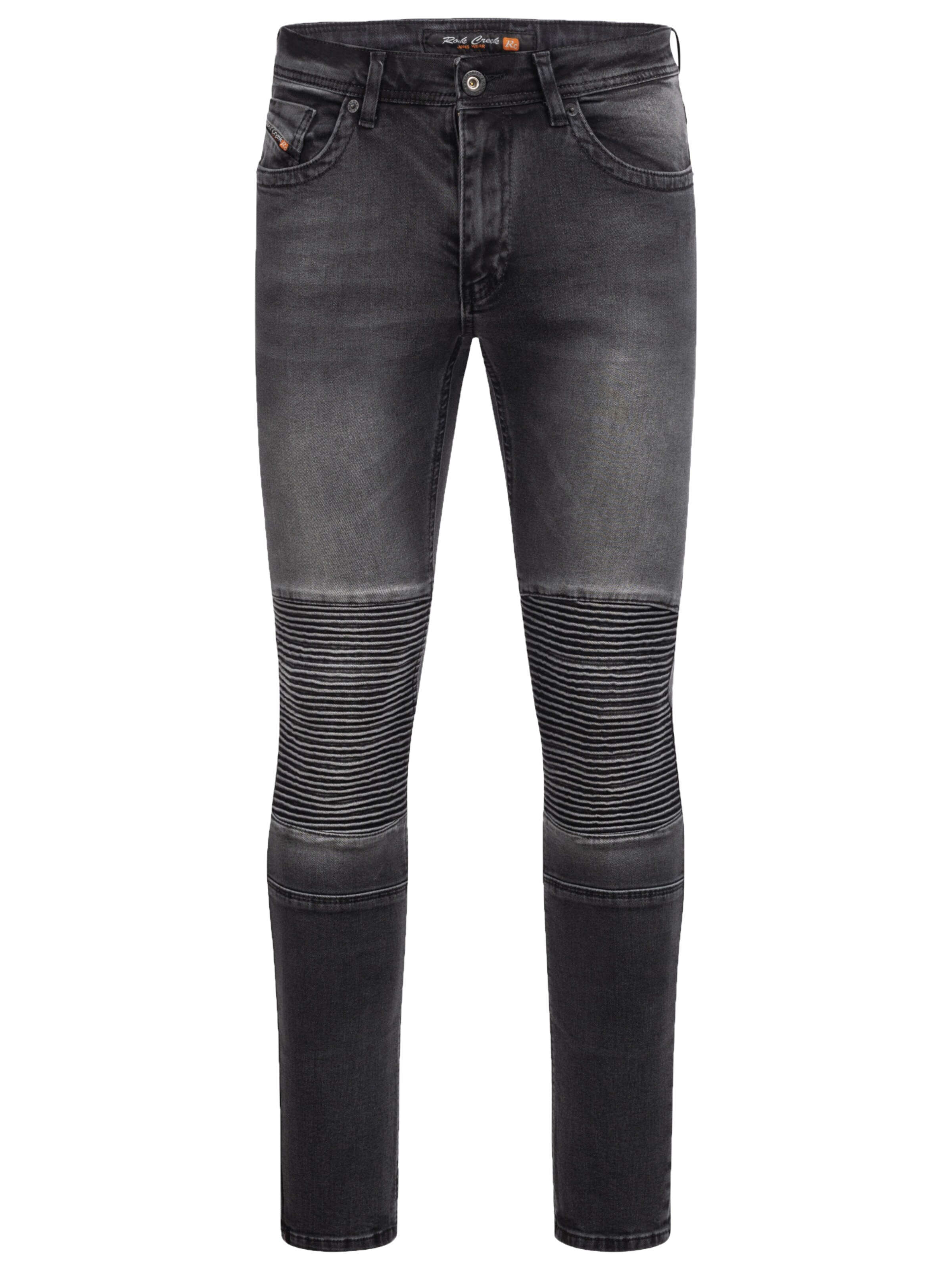 Rock Creek Slim fit Jeans in Black: front
