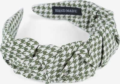 styleBREAKER Haarschmuck 'Haarreif mit Hahnentritt Muster' in One Size in grün, Produktansicht