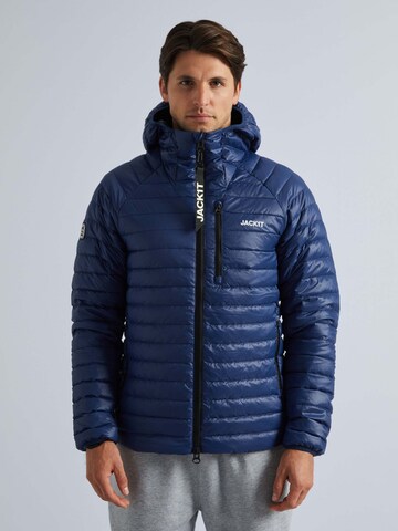 JACK1T Tussenjas ' SATEL1TE ' in Blauw: voorkant