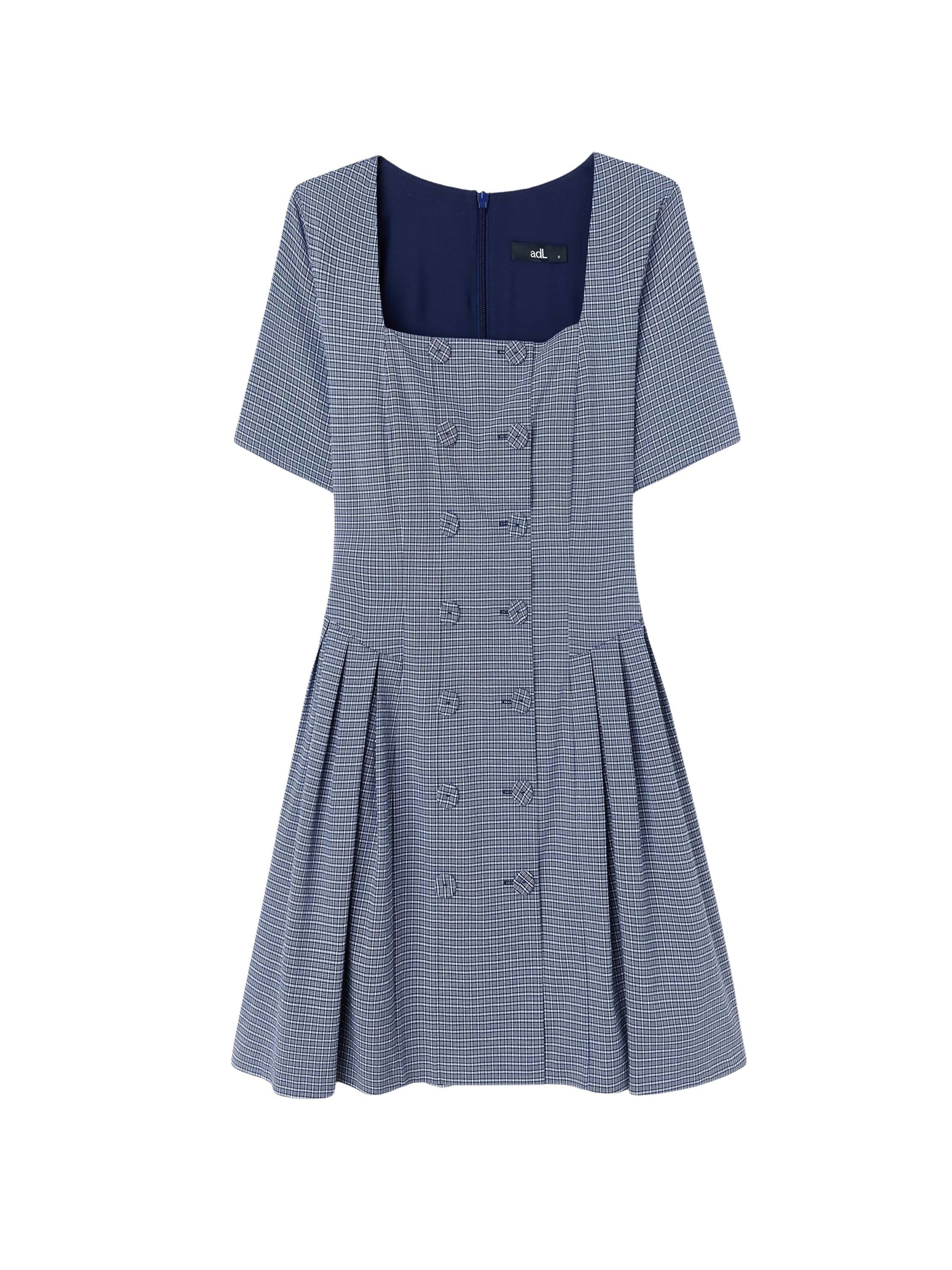 adl Jurk in Blauw: voorkant