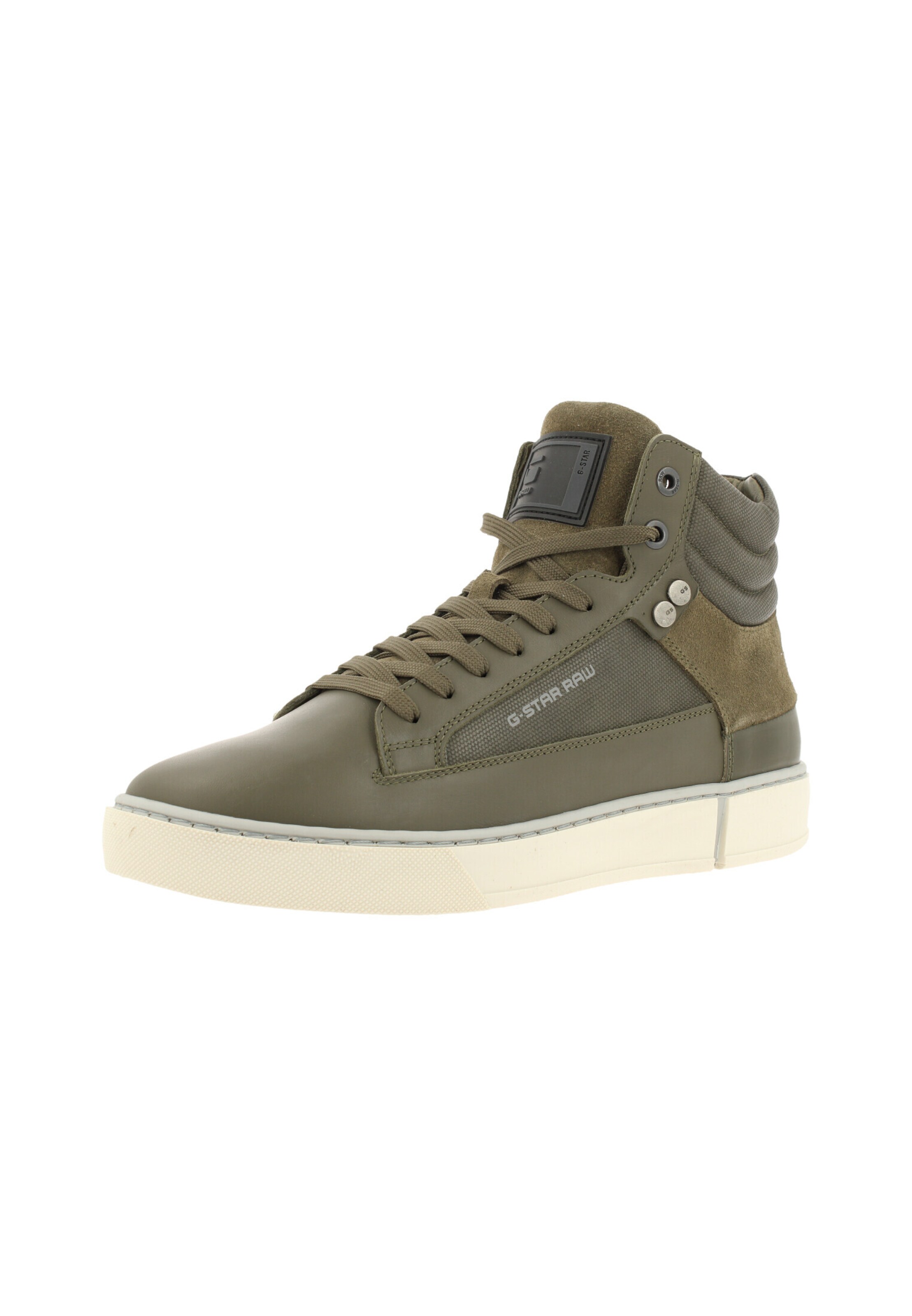 G-Star RAW Sneakers hoog ' RAVOND MID BSC DNM ' in Olijfgroen | ABOUT YOU