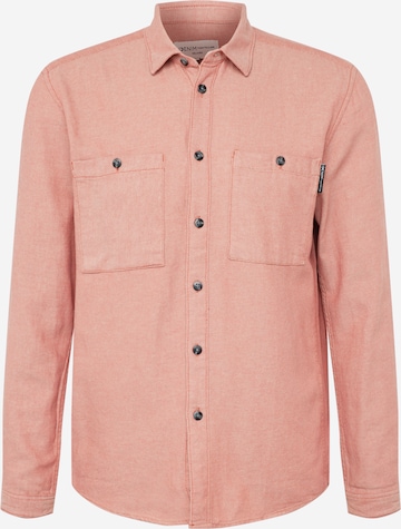 TOM TAILOR DENIM Button Up Shirt in Red: front