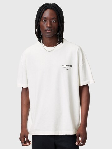 T-Shirt 'Underground' AllSaints en blanc : devant