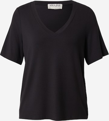 Aware Koszulka 'AWRITA' w kolorze czarny: przód