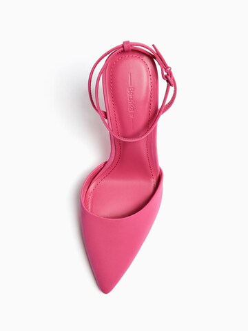 Bershka Slingpumps in Pink