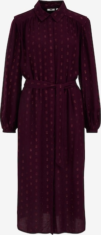 WE Fashion Платье-рубашка в Лиловый: спереди