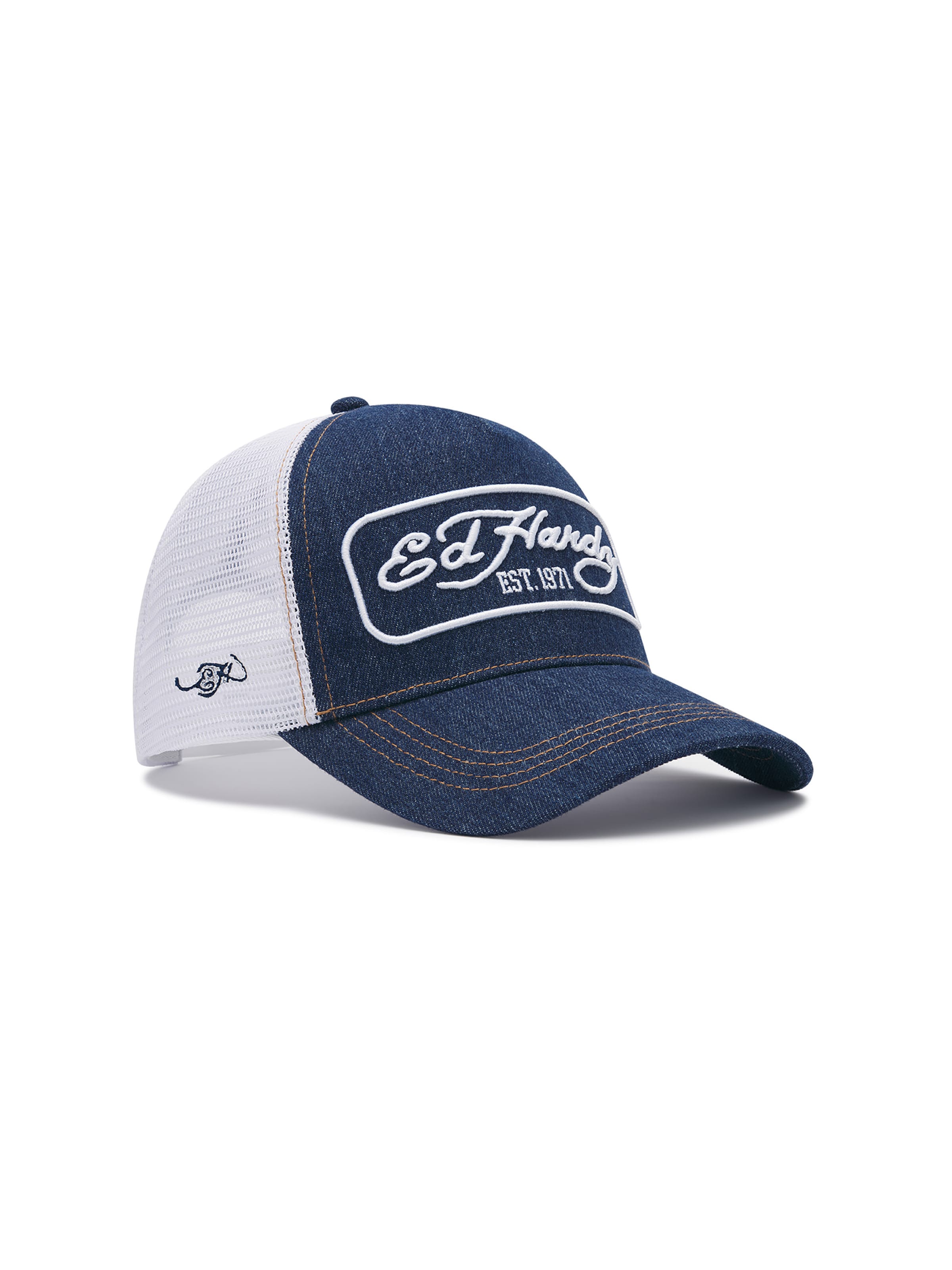 Cappello da baseball di Ed Hardy in blu