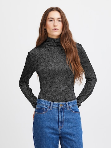 ICHI Sweater 'TORONTO' in Black: front