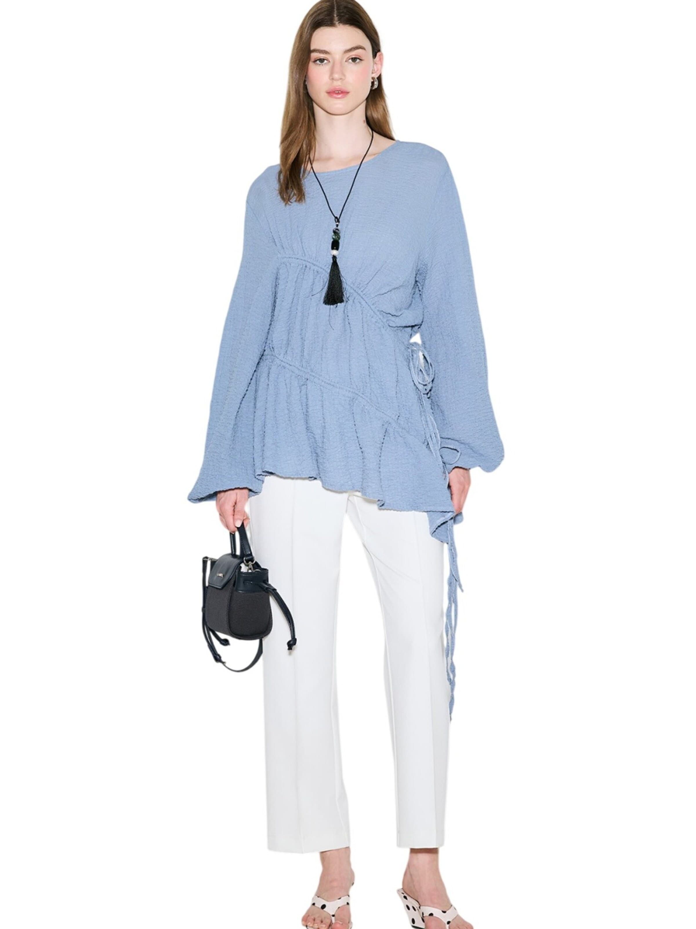 MANUKA Tuniek in Blauw: voorkant