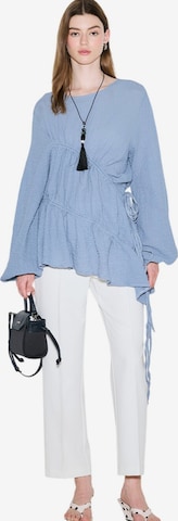 MANUKA Tuniek in Blauw: voorkant