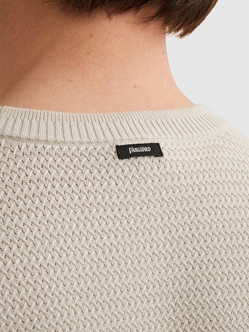 T-Shirt 'T-shirt in cotton/modal with texture' VANGUARD en beige