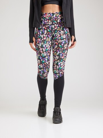 SKECHERS Skinny Sportbroek 'ESCAPE' in Zwart: voorkant