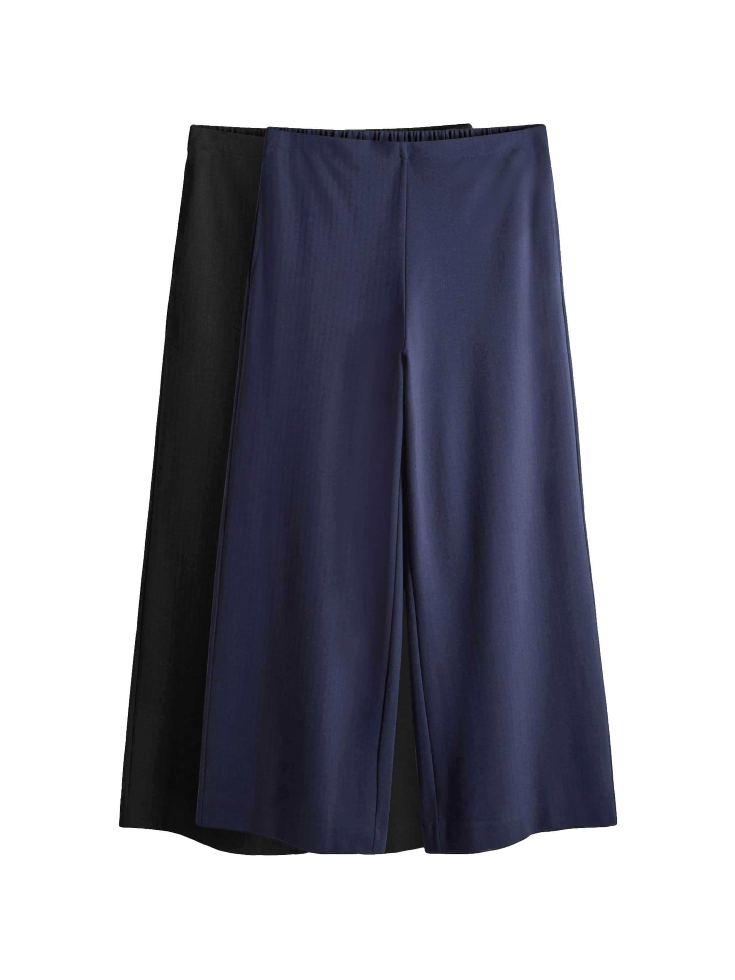 The Set Wide leg Byxa i blå