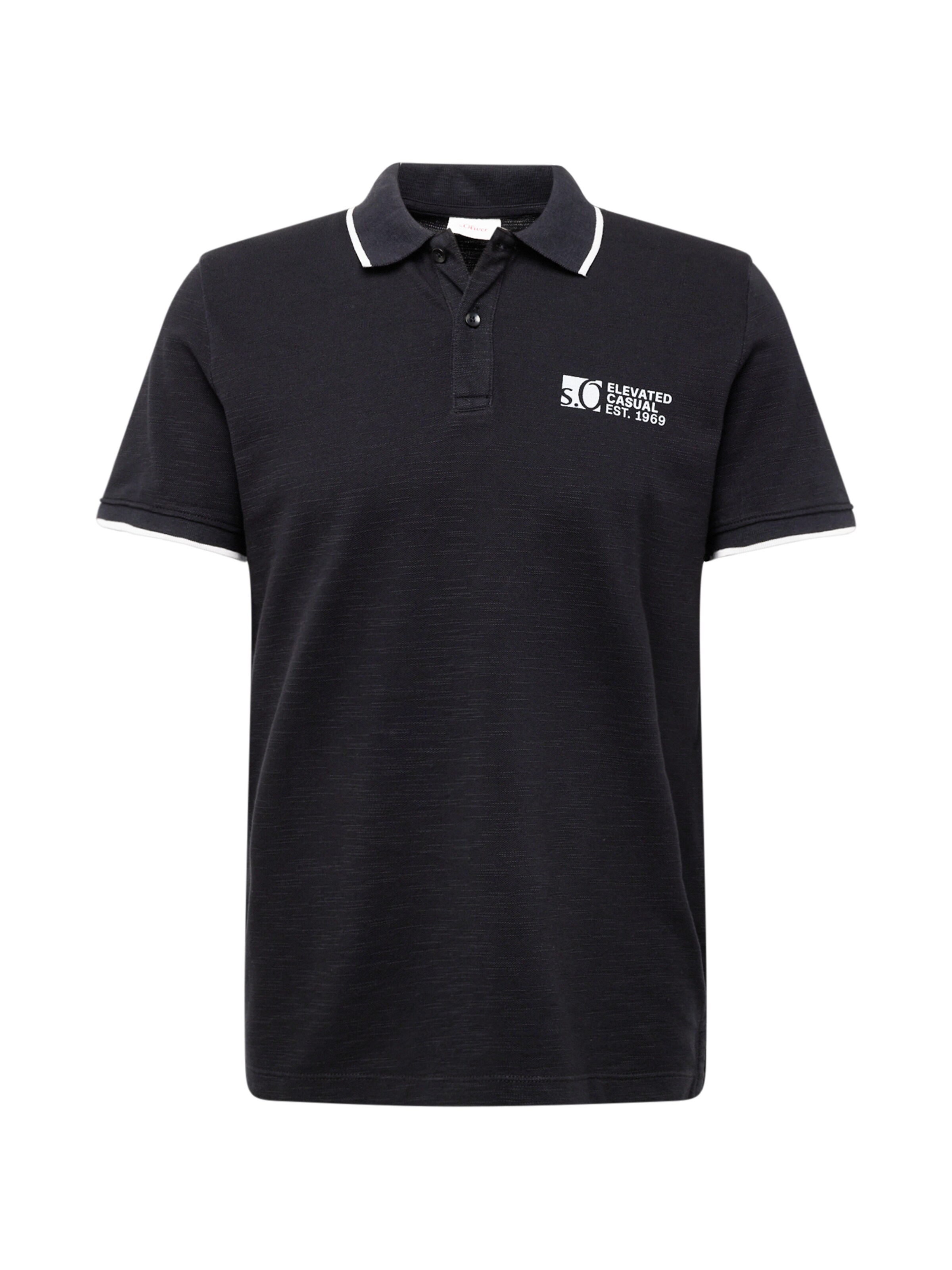 s.Oliver Shirt in Black: front