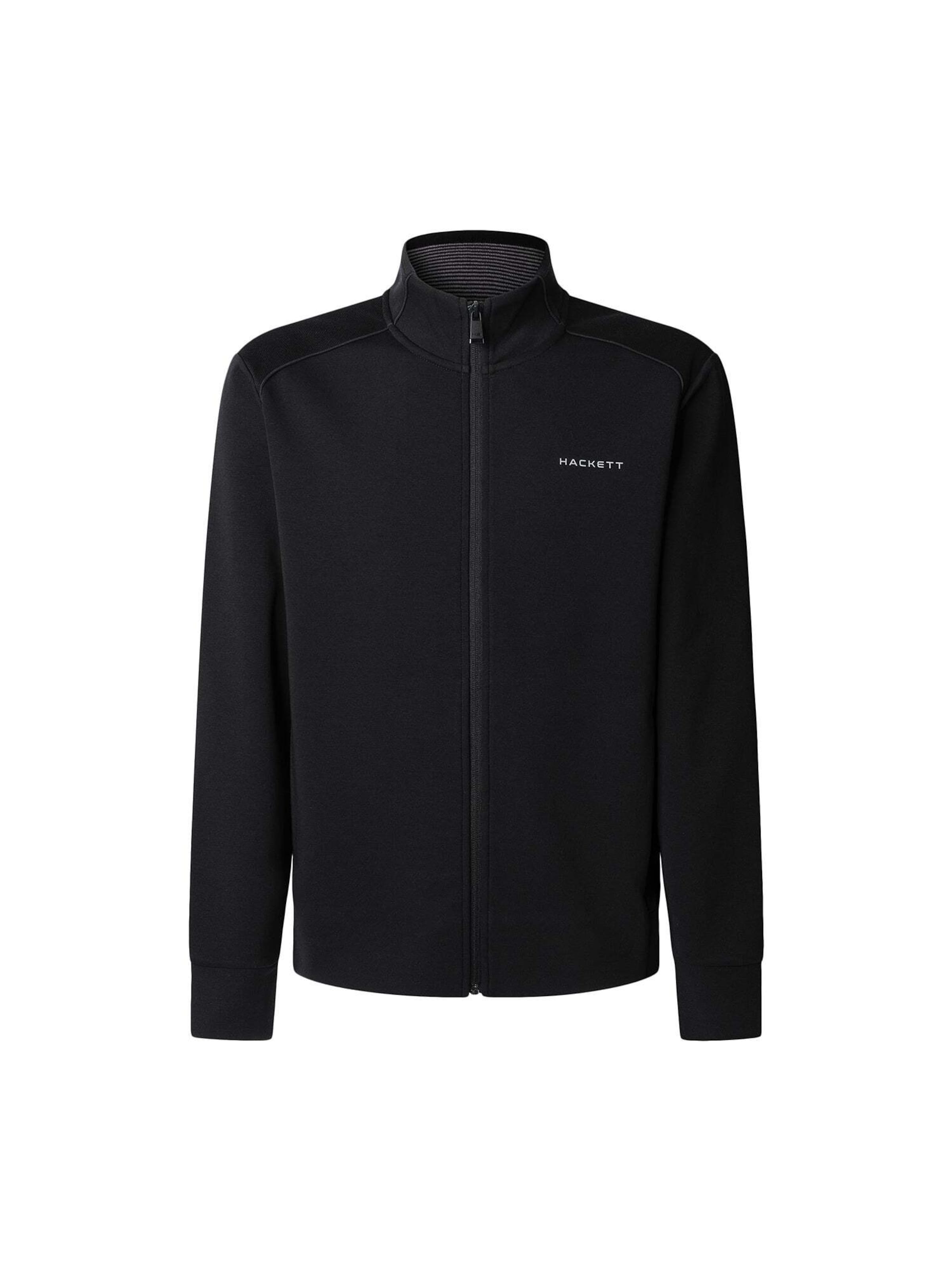 Giacca di mezza stagione 'HS CITY TRACK FZ' di Hackett London in nero: frontale