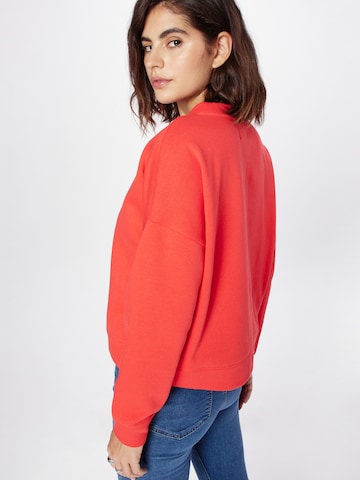 PIECES Sweatshirt 'CHILLI' in Red