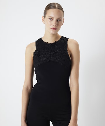 Ipekyol Knitted Top in Black: front